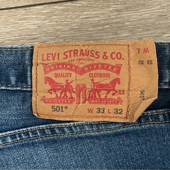 Levi’s 501 Blue Jeans - Picture 7 of 12